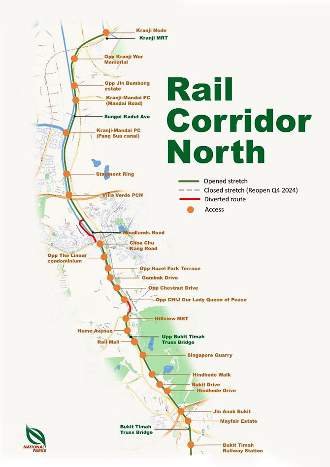 Rail Corridor (North) Map