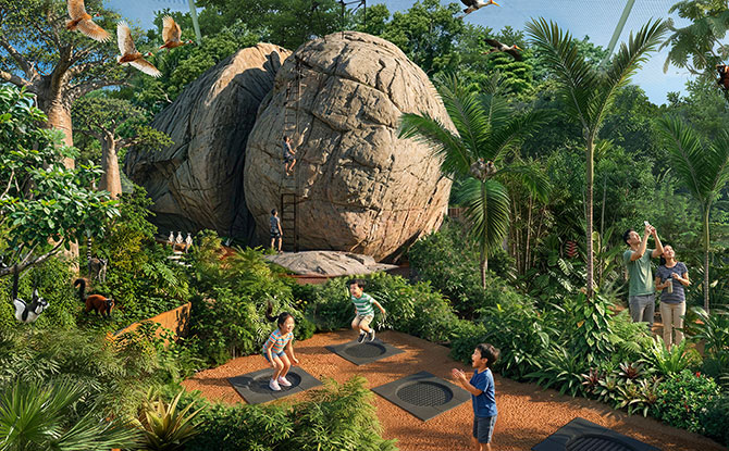 Rainforest Wild Adventure Phase 2 Opens 20 May 2026; Star Animal Is the Elusive Okapi 3 Rainforest Wild Adventure East