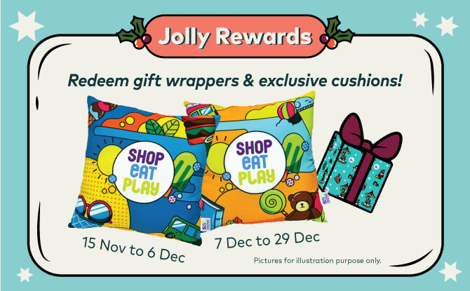 Sembawang Shopping Centre will also reward you for shopping during the year-end.