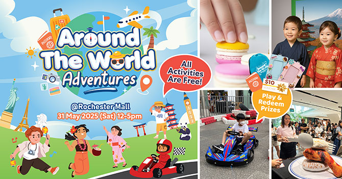 Go On An Around-the-World Adventure At Rochester Mall! (31 May 2025) Go On An Around-the-World Adventure At Rochester Mall!