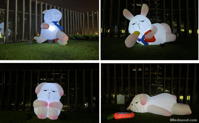 Mid-Autumn Family FUN 2025: Moongaze With 5 Giant Monday Bruces & More At SCCC 2 five giant inflatables of Monday Bruce experiencing the emotional toil of the 9-to-5 worklife