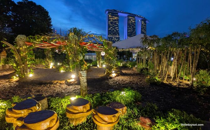Singapore Garden Festival: Best Of Tropical Landscape Design & Showstopping Floral Displays From 4 To 12 July 8 Nature's Carousel Play Garden at night