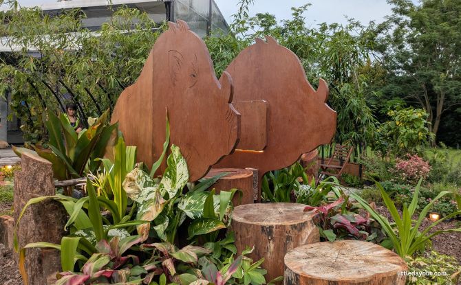 Singapore Garden Festival: Best Of Tropical Landscape Design & Showstopping Floral Displays From 4 To 12 July 7 Log play elements are crafted to resemble Singapore's native animals