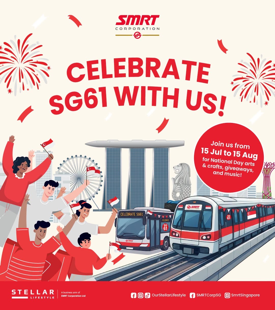 SG61 And Ready to Celebrate: Family-Friendly Things To Do This National Day 2026 5 SMRT NDP 2026
