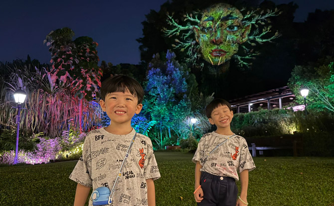 Fort Canning's immersive projection show created by CineWav in collaboration with NParks