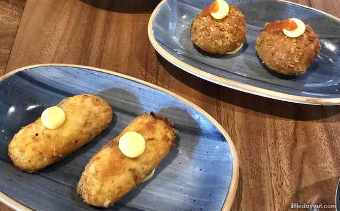 Sabòr: Spirited Sensuous Spanish Cuisine At CHIJMES Singapore 4 Croquette Jamón ($4/pc)