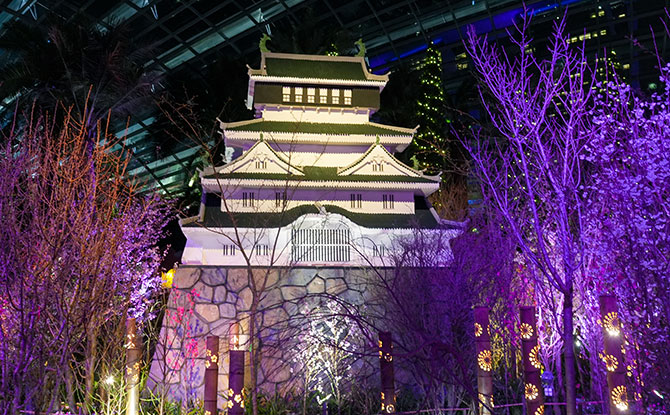 Sakura at Gardens by the Bay's Flower Dome