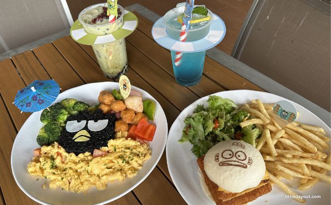 Sanrio Hapidanbui Summer At Adventure Cove Waterpark 5 Themed Food
