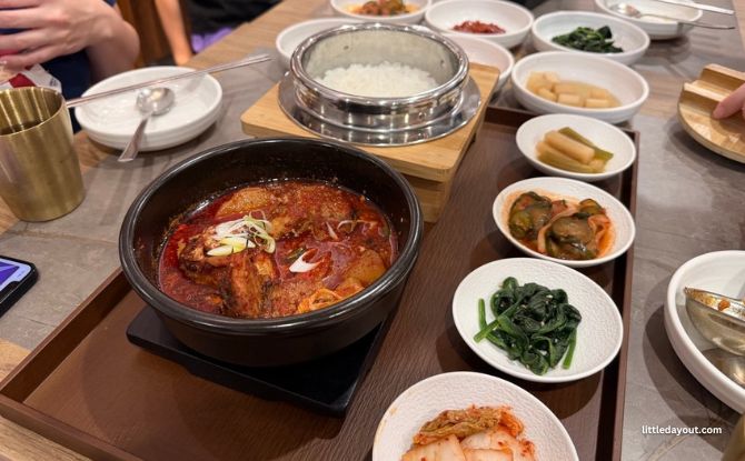Sansok Review: Bringing Han-sang To The Heartlands 3 spicy mackerel stew