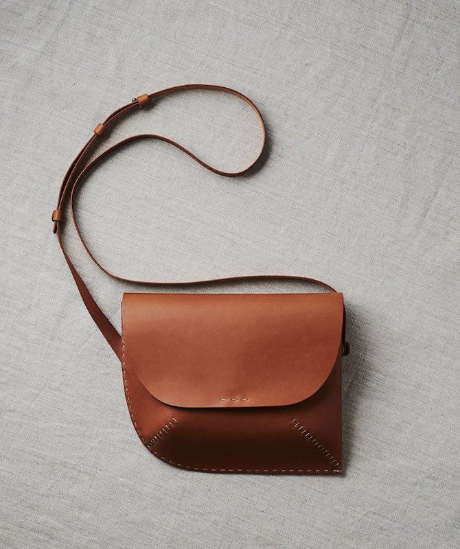 Senkoubou leather bag