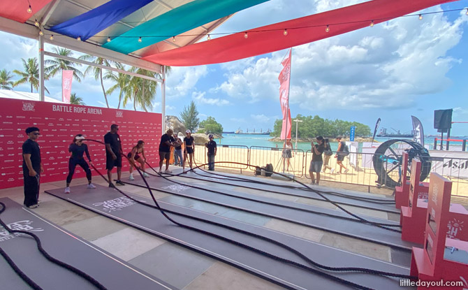 Sentosa Beach Fest Turns Siloso Into a Giant Family Playground 5 The Crowd Favourite: Ropes, Strength & Serious Spectacle