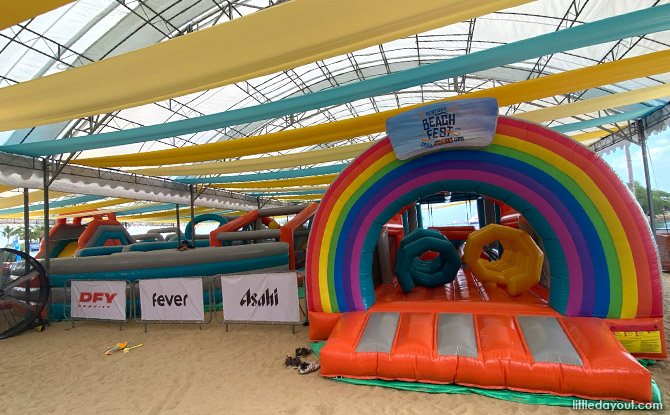 Sentosa Beach Fest Turns Siloso Into a Giant Family Playground 2 Adventure Land, a massive inflatable obstacle course