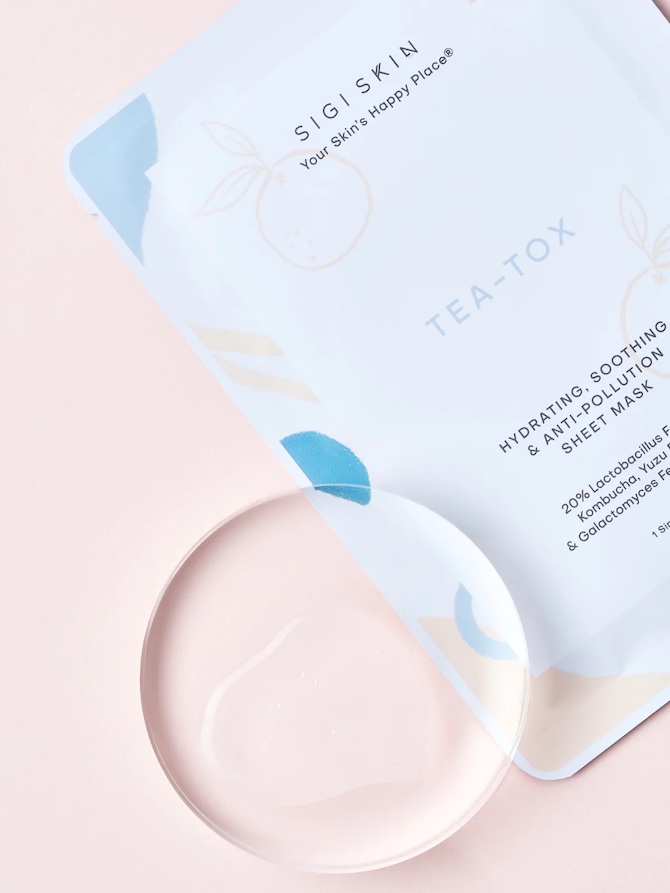 Sigi Skin Tea-Tox Sheet Mask