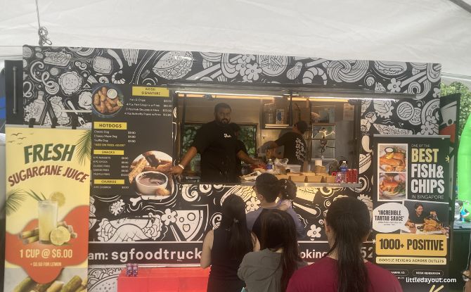 Splashtopia At Sentosa Palawan Green: Ride the Wave of Aloha! 13 Nosh Bistro is stationed right on-site as the primary food truck F&B