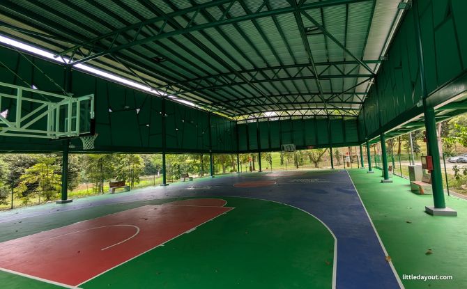 Sunset Way HDB Playground: Intergenerational Exercise & Sports Hub 7 sheltered basketball court