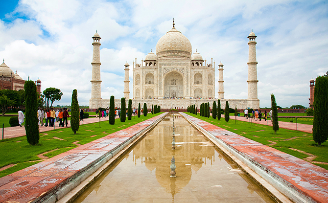 Interesting Taj Mahal Facts for Kids - Taj Mahal in Yellow