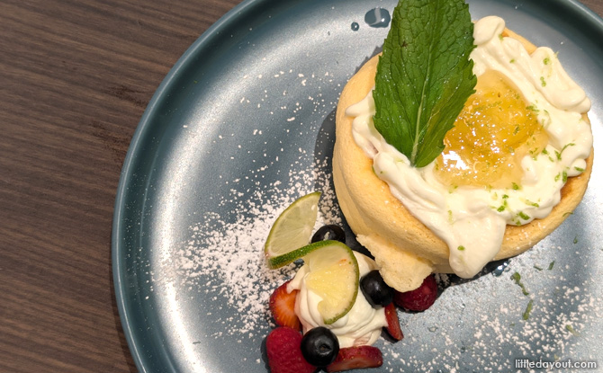 Dessert at Tamago-EN: Yuzu Soufflé Pancake