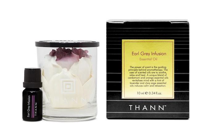 Thann Earl Grey Essential Oil 10ml with Flower Potpourri