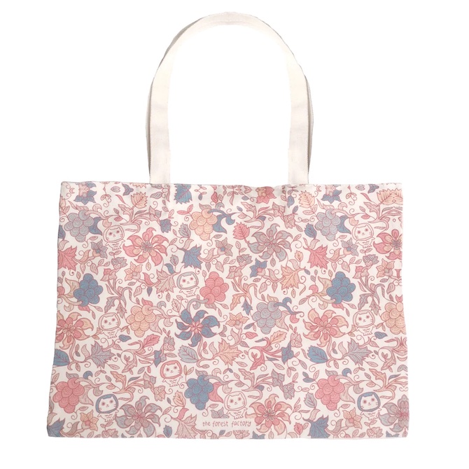 The Forest Factory Mer Mer the Merlion Batik Canvas Tote