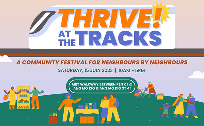 Explore the Neighbourhood on a Guided Tour at Thrive at the Tracks - AMKFSC Community Services