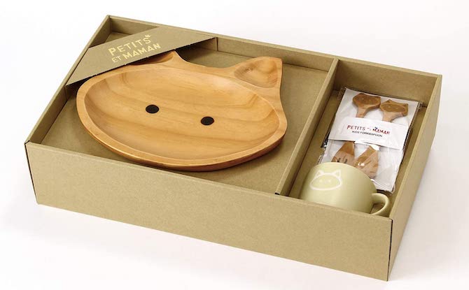 Petits Et Maman Wooden Dinnerware