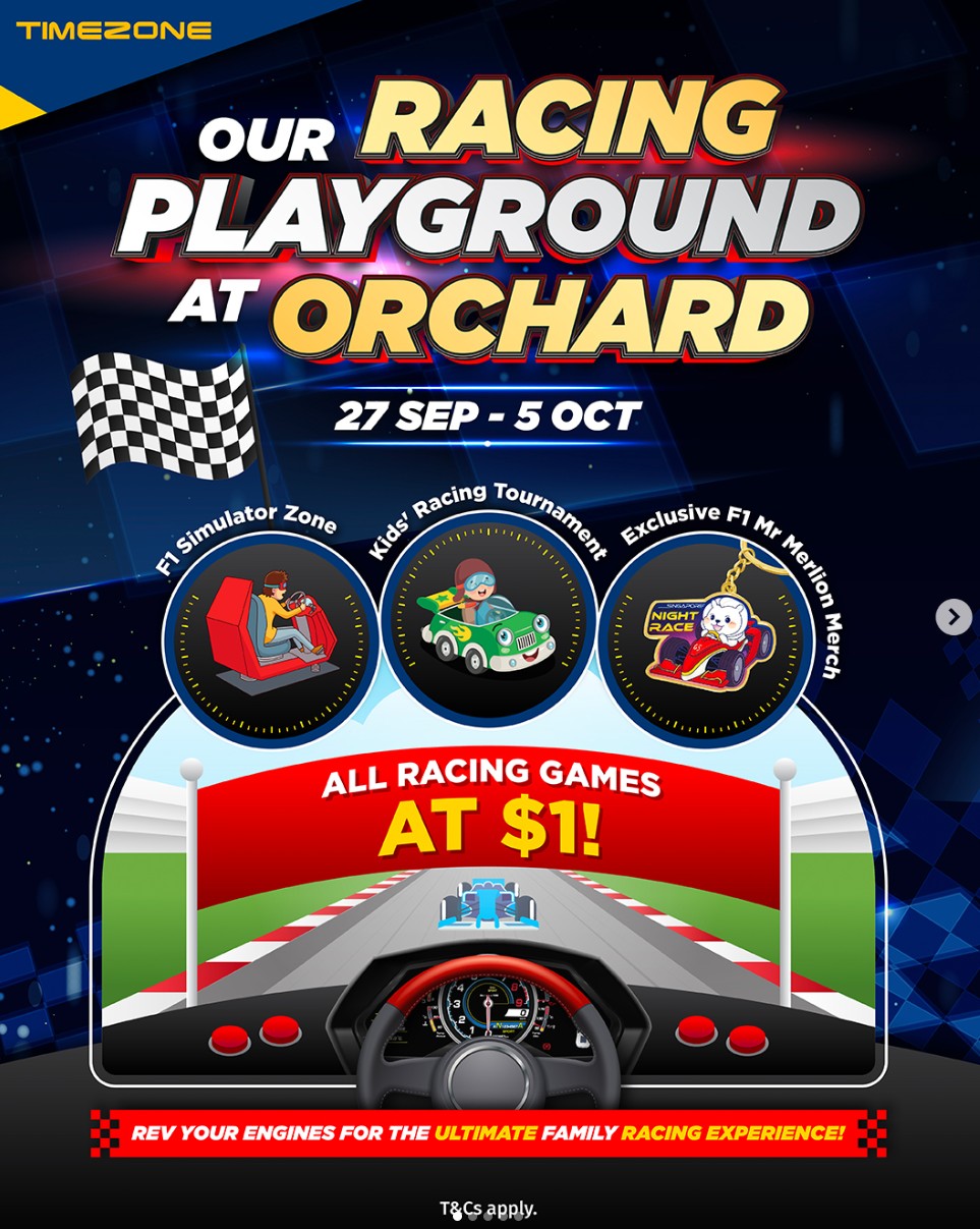 Timezone Our Racing Playground at Orchard