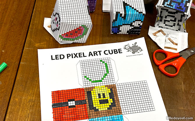 LED Pixel Art Cube
