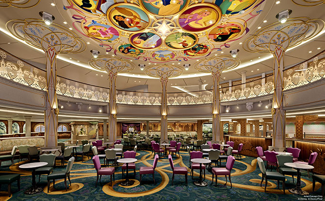 Seven Uniquely Themed Areas on the Disney Adventure Cruise Ship
