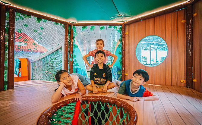 Changi Airport Tropical Play Forest Playground Tree House
