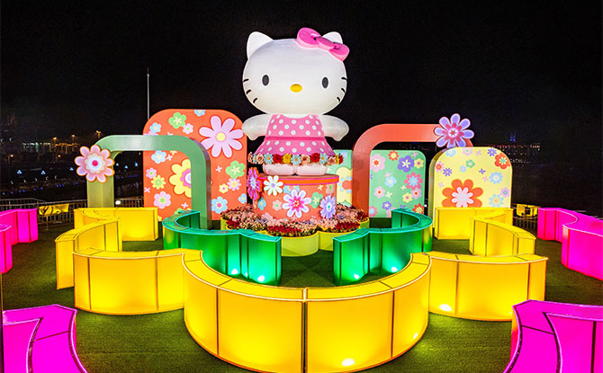 Garden of Lights with Sanrio Characters