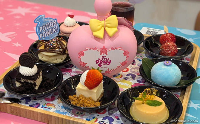 My Little Pony Gallops Into Wong Fu Fu: Themed Food, Magically Pretty Drinks And Blind-box Fun 7 The Mini Dessert Platter ($32.90) featuring 8 delectable sweet treats