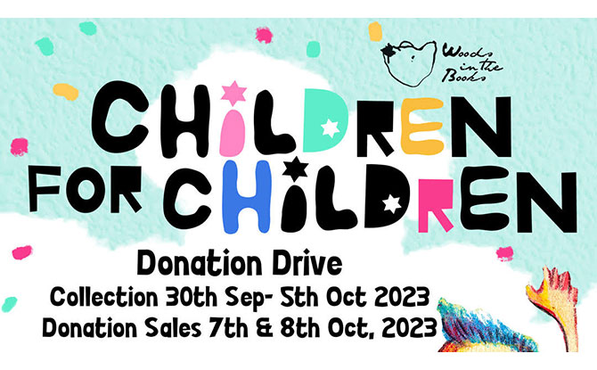 Woods in the Books Children For Children Donation Drive 2023 