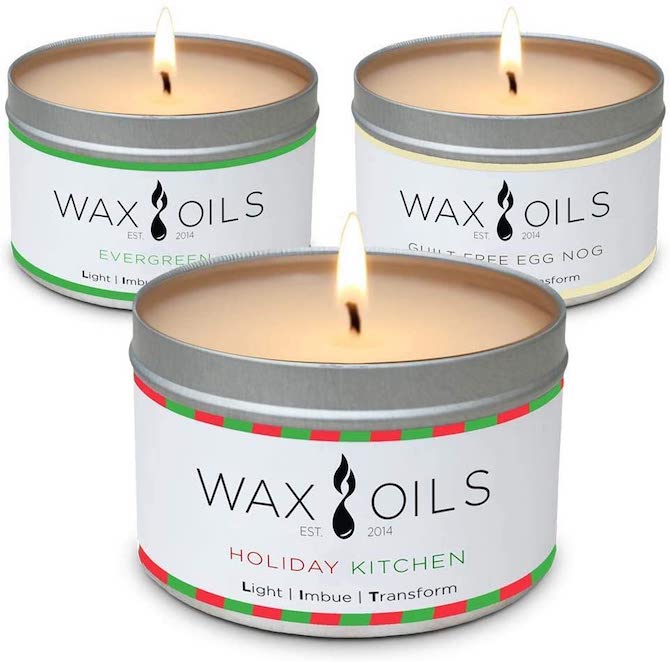 Wax & Oils Soy Aromatherapy Candles