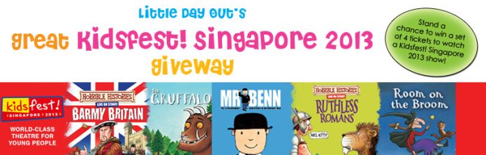 Little Day Out's Great Kidsfest! Singapore 2013 Giveaway Kidsfest! Singapore 2013 Giveaway