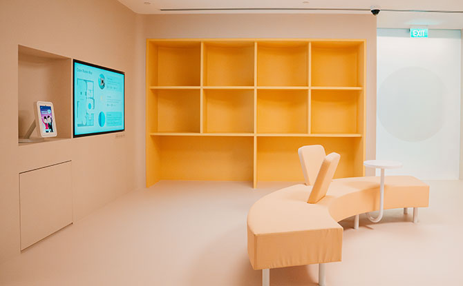 The Design of the Calm Room at Changi Airport