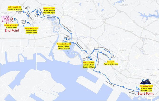 Chingay At Heartlands at West Coast GRC & Pioneer SMC Caravan Route