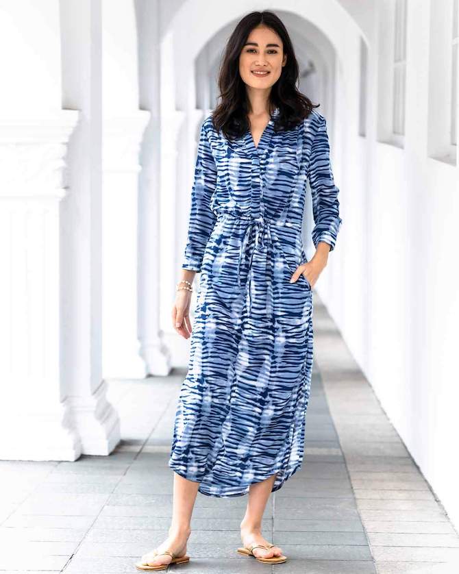 Stylish Loungewear To Kick Back In At Home 10 White Ginger dress
