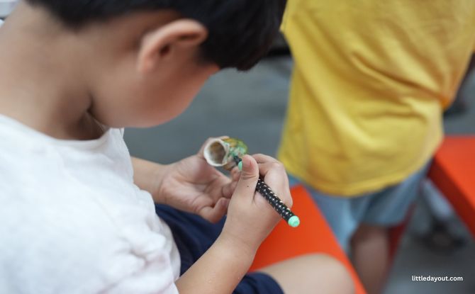 WholeSnail Family Review: Touring Singapore's First Snail Farm 6 Art and Craft with Snail Shells