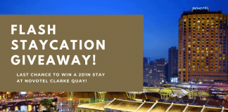 FLASH GIVEAWAY: Staycation At Novotel Clarke Quay