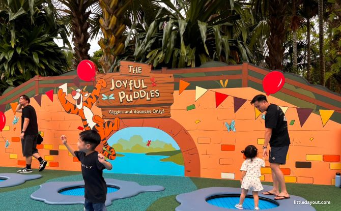 Children's Festival 2026: Winnie the Pooh Turns Gardens by the Bay Into Singapore’s Ultimate Family Playground! 4 The Joyful Puddles
