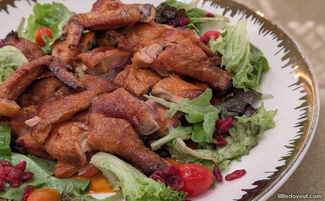 Ya Ge’s (雅阁) Chinese New Year Menu: Refined Cantonese Traditions With A Modern Touch 5 Smoke-Grilled Pi-Pa Chicken