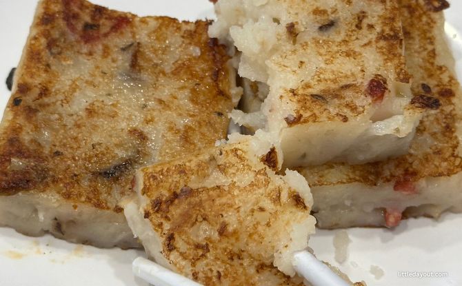 Yi Qian Hong Kong Cafe: HK Favourites At Rail Mall 3 pan-fried radish cake