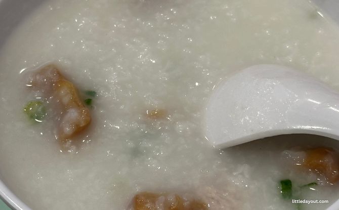 Yi Qian Hong Kong Cafe: HK Favourites At Rail Mall 7 Yi Qian Hong Kong Cafe porridge