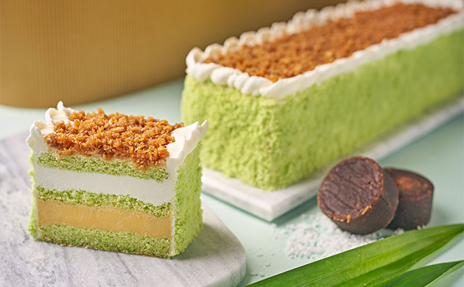 D24 Pandan Coconut Gula Melaka Cake