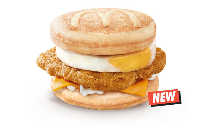 Chicken McGriddles with Egg