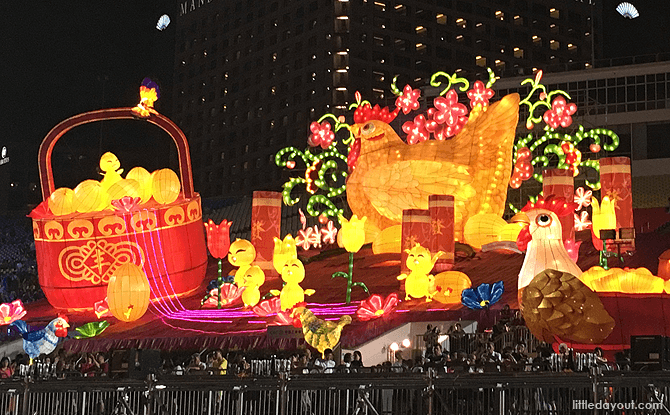 Chicken Display at River Hongbao