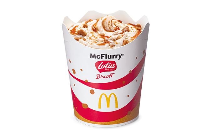 Lotus Biscoff McFlurry