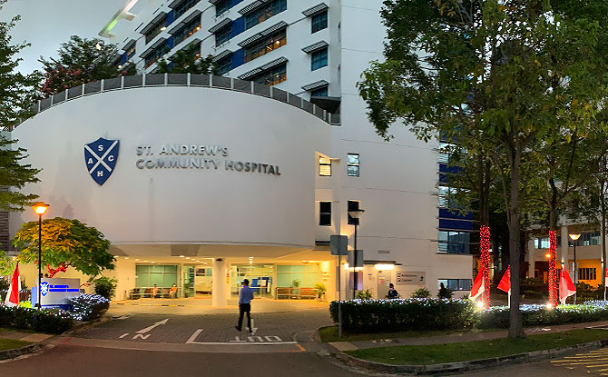 National Day Light Up at St. Andrew's Mission Hospital and Singapore Anglican Community Services