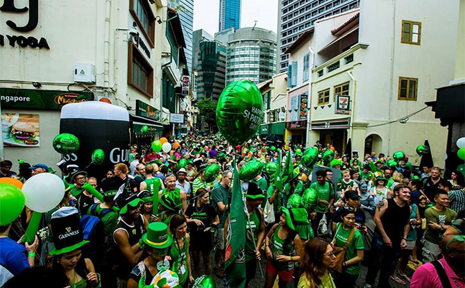 St Patrick's Day in Singapore: Street Festival
