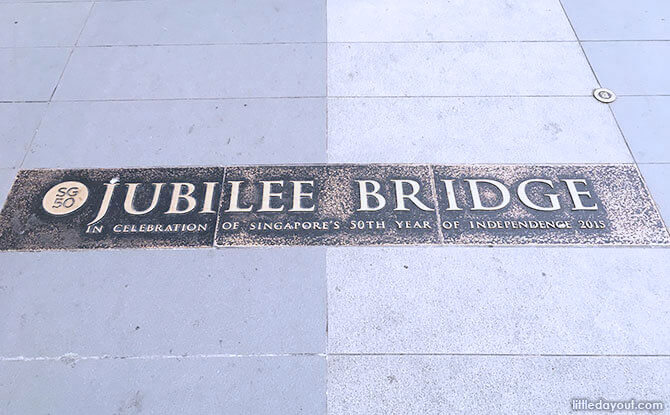 Jubilee Bridge plaque